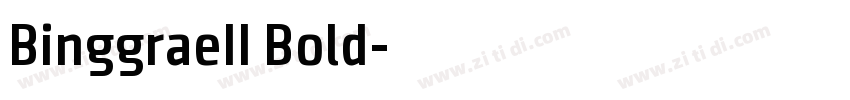 BinggraeII Bold字体转换